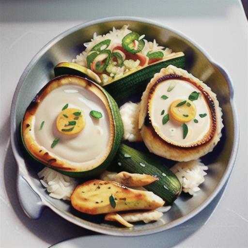 Garlic Chicken and Zucchini