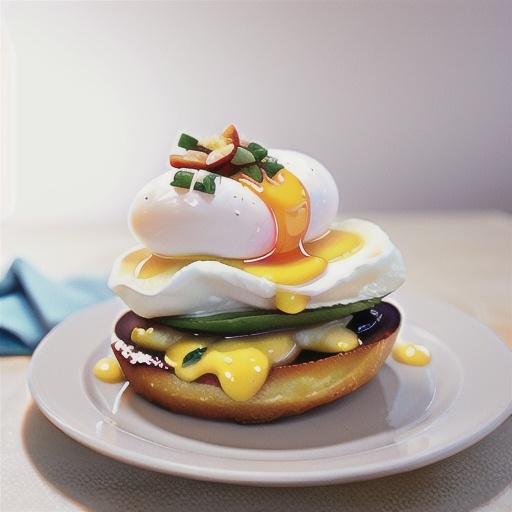 Poached egg with hollandaise
