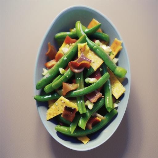 Warm Green Bean and Pancetta Salad