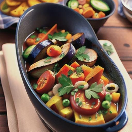 Baked "Veggie Burger" Stew