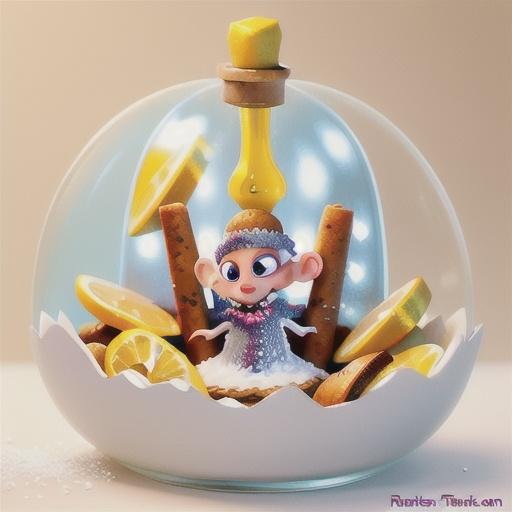 Sparkling Lemon Snowflakes