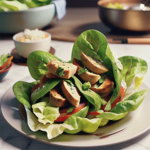 Chicken-Filled Lettuce Wraps