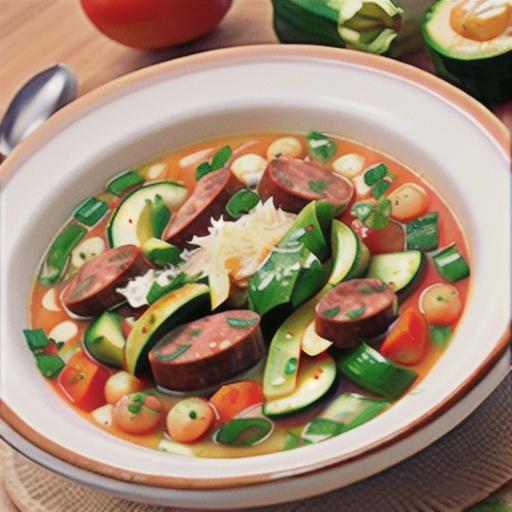 Slow-Cooker Easy Italian Sausage Vegetable Soup