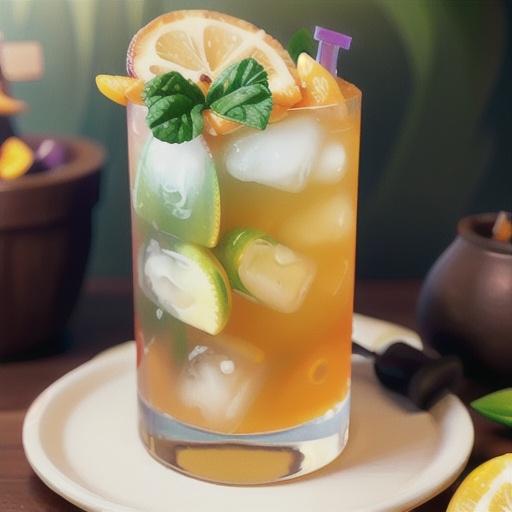 Dark and Stormy Cocktail