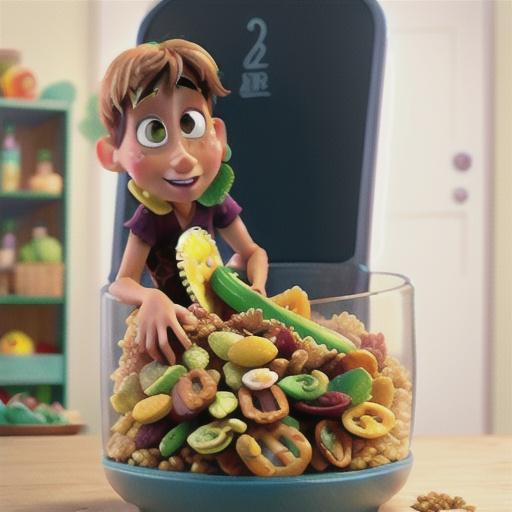 Gingered Cereal Snack Mix