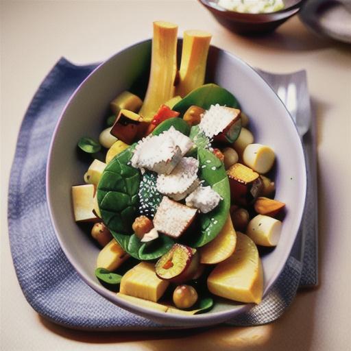 Honey-roasted parsnip and carrot salad