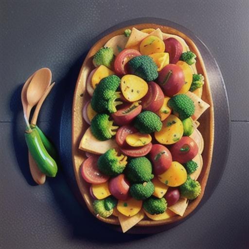 Potato and broccoli hash