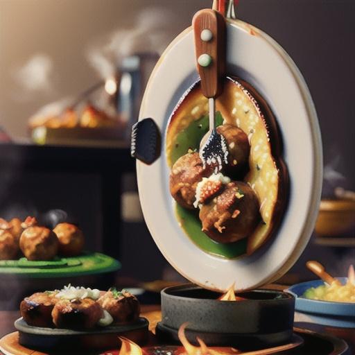 Smoky barbecue meatballs with cheesy mash