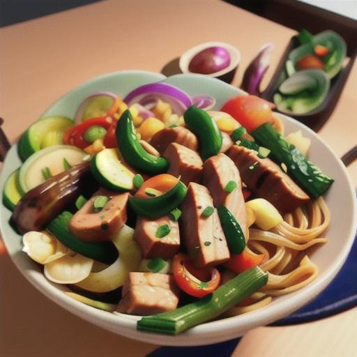 Indonesian Pork Noodle Bowl