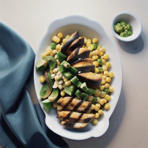 15-minute Cajun chicken with corn and avocado salsa