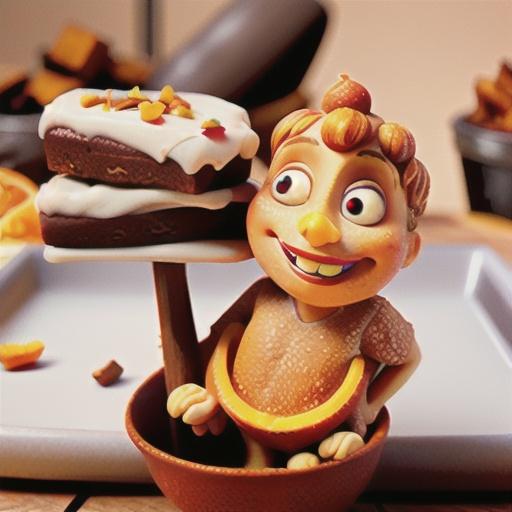 Frosted Orange Date Bars