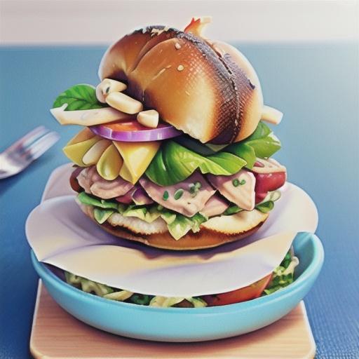 Chicken coleslaw sandwiches