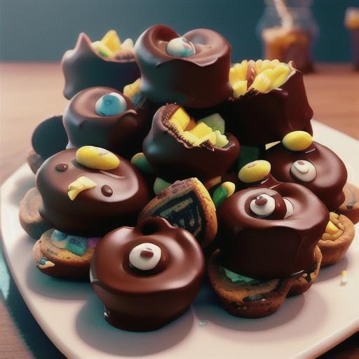 German Chocolate Cake Bites