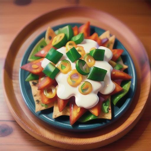 Vegetarian nachos