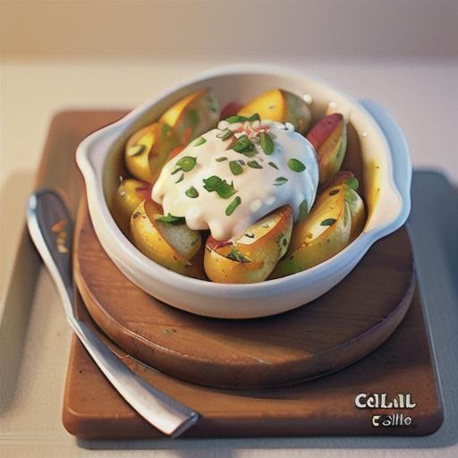 Baked potato, celeriac & garlic mash