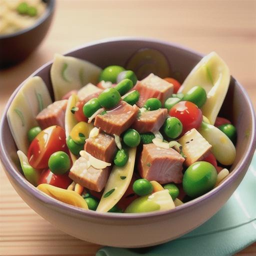 Caesar Tuna "Noodle" Salad