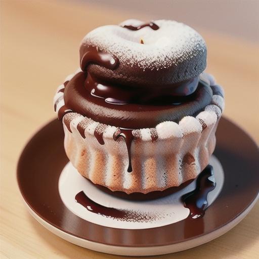 Mini chocolate souffles