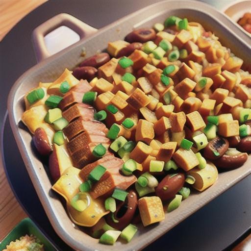 Chipotle Red Beans and Rice Casserole