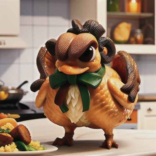 Step-by-step roast turkey