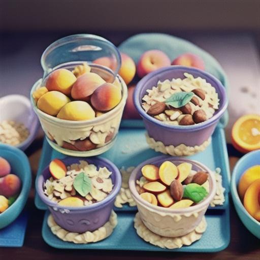 Just Peachy Freezer Oatmeal Cups