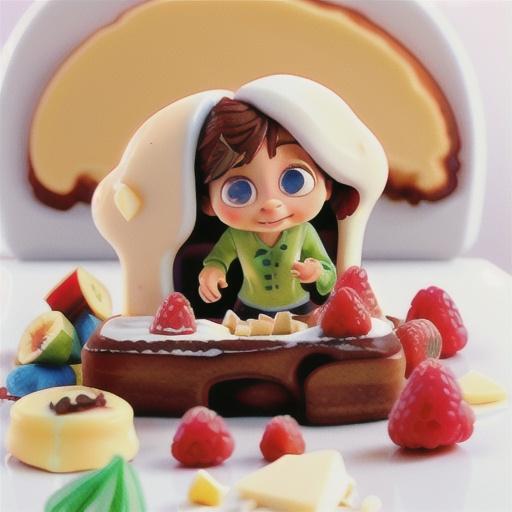 Ice-cube tray mini raspberry and white chocolate pancakes recipe