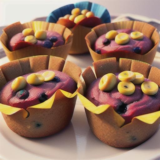 Whole Wheat Blueberry Beet Muffins