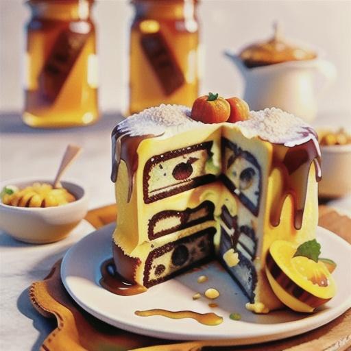 Orange and poppy seed syrup cake