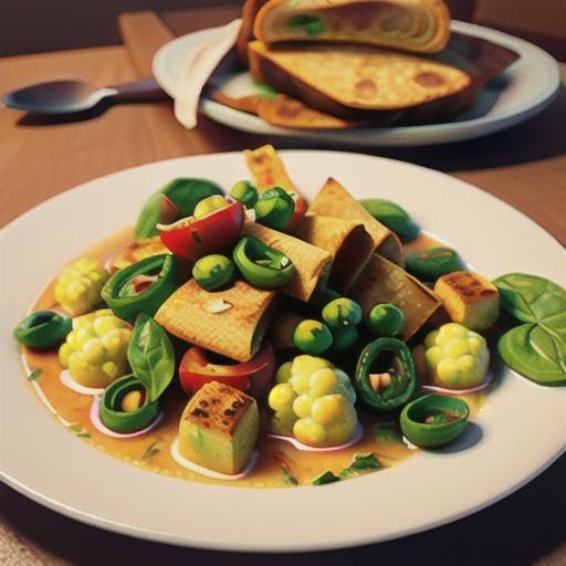 Spinach and Cauliflower Bhaji