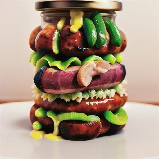 Pork and apple sausages with pepita coleslaw