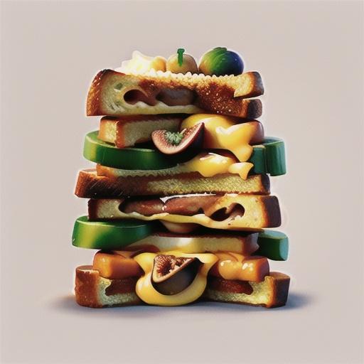 Three-Cheese Grilled Cheese