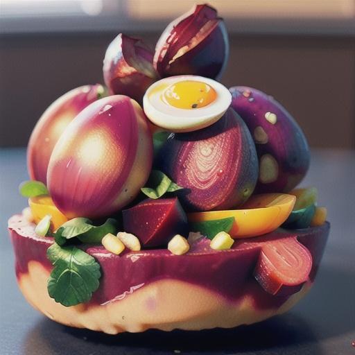 Easter Egg Salad With Beets