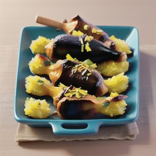 Indian-spiced drumsticks with coconut peanut rice recipe