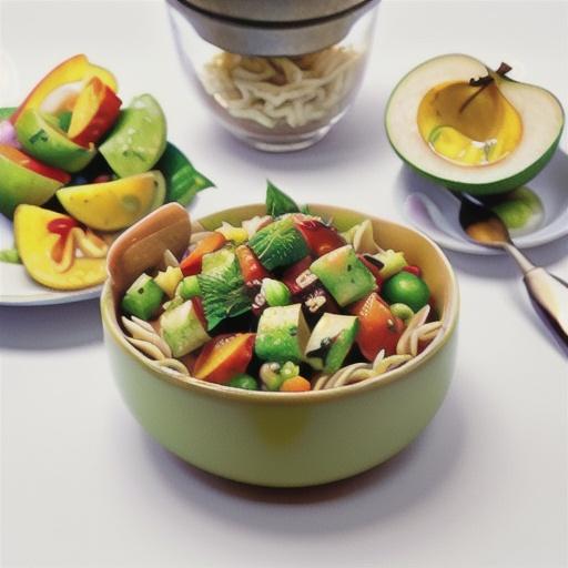 Chopped Chicken Apple Pasta Salad