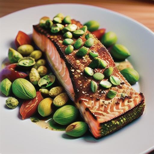 Oven-Roasted Pistachio-Crusted Salmon