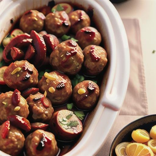 Slow-Cooker Cranberry Barbecue Meatballs