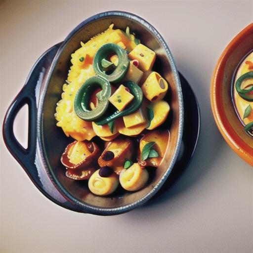 Chilli con carne with cheesy cornbread dumplings