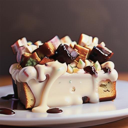 White Chocolate Bread Pudding