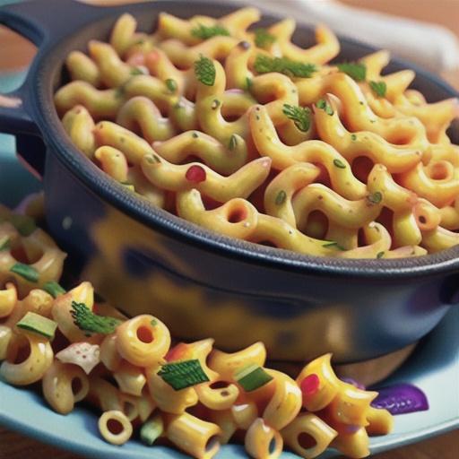 Dill Pickle Macaroni and Cheese