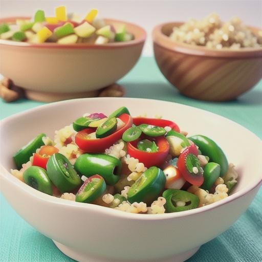 Quinoa and Pepper Pilaf