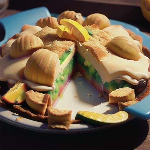 Squashed Lemon Coconut Pie