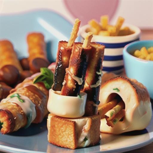 Light and Baked Mozzarella Sticks