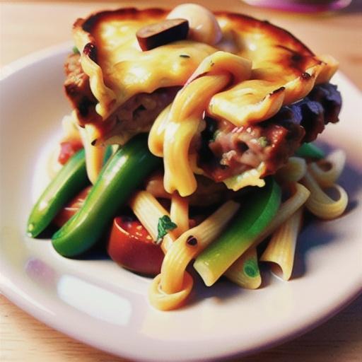 Cheeseburger Spaghetti Pie