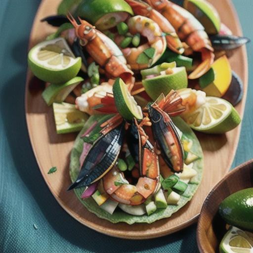 Cajun prawn tostadas