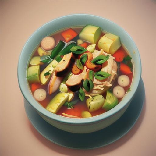 Chicken Soup with Cabbage