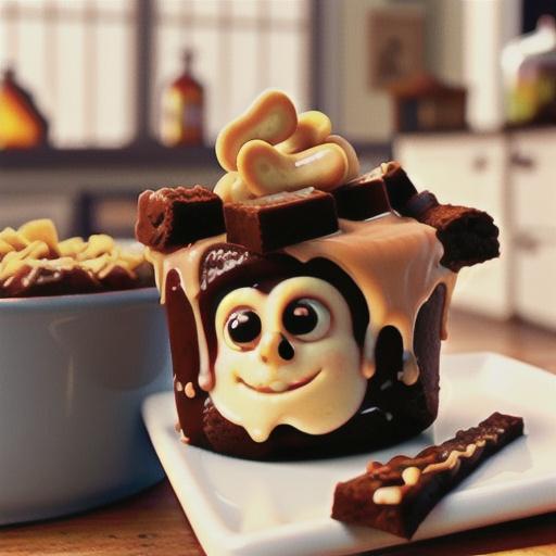 Bourbon Brownie Bites with Dulce de Leche