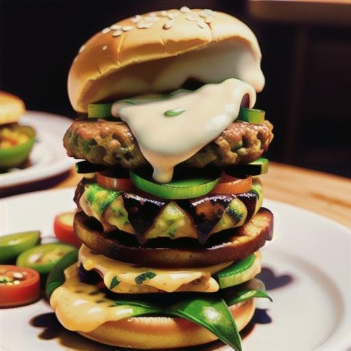 Jalapeno-Garlic-Onion Cheeseburgers