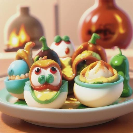 Spicy Sriracha Deviled Eggs