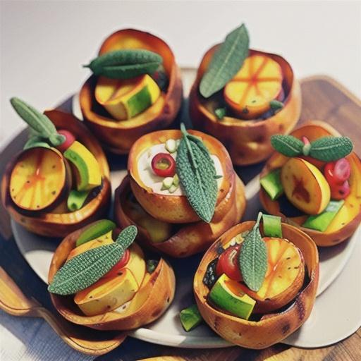 Individual potato and sage bakes