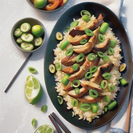 Lime and soy chicken stir-fry