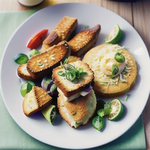 Chicken schnitzel with fennel slaw